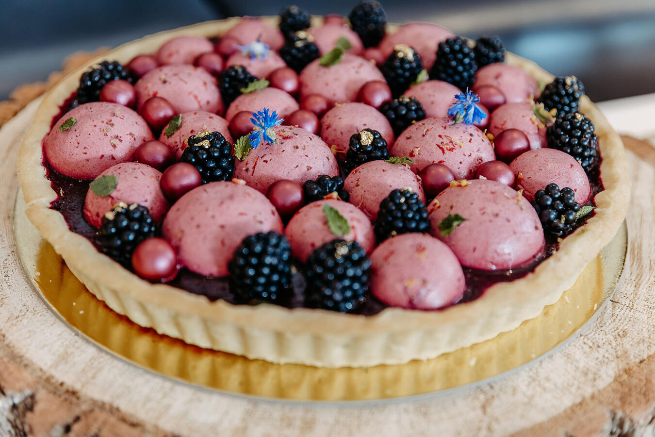 Brombeer-Zitronen-Tarte